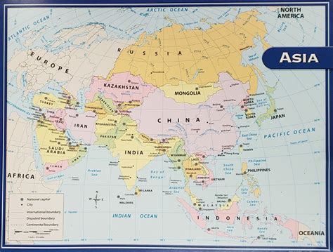 Asia Map Poster 的图像结果