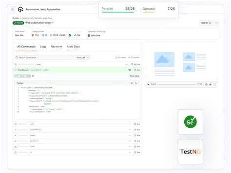 Parallel Testing in TestNG 的图像结果