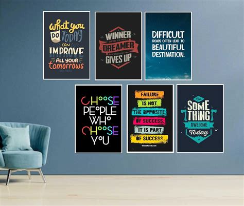 Mini Cards And Decor Items - Motivational Quotes Inspirational Wall ...