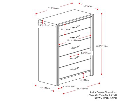 Bedroom Dresser Sizes at John Triche blog