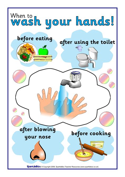 Hand Hygiene & Wash Your Hands Posters | Poster Template