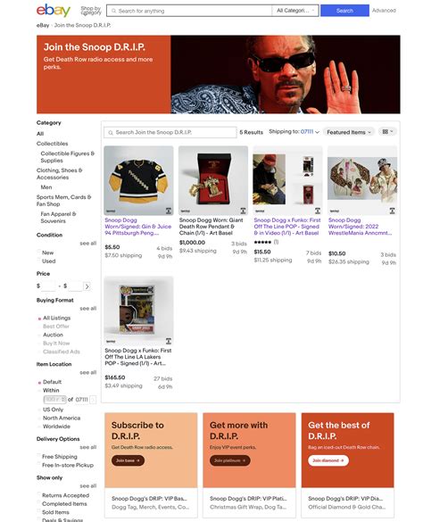 Snoop Dogg Launches Members-Only Death Row Inmate Program On eBay