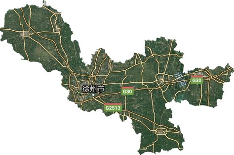 徐州市卫星地图数据资源,徐州市地图数据