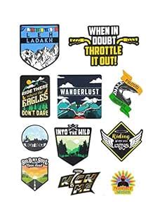 Speedwav Car Emblem For Bike Stickers Leh Ladakh Bike Decals Tool Box ...