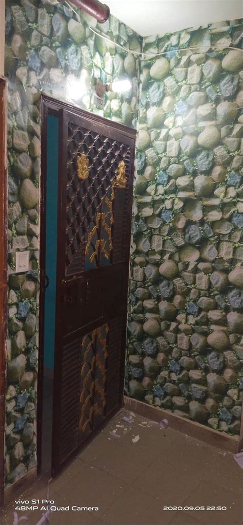 Univocean 3D Vinyl Coated Big Stone Peel and Stick Home Wallpaper, PVC ...