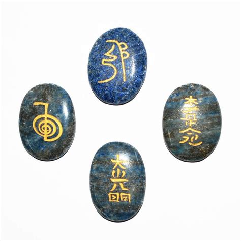 Crystal Lapis Lazuli Reiki Symbol Set Reiki Symbol Crystal Set Reiki ...