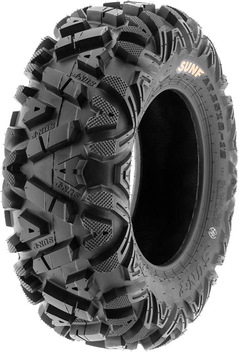 Buy Set of 4 SunF Power.I ATV UTV all-terrain Tires 25x8-12 Front ...
