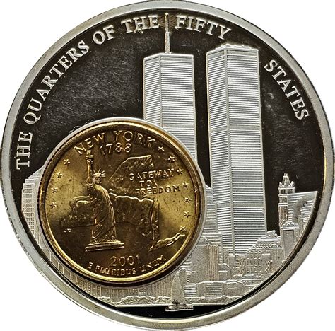 Encased Token - Quarters of the Fifty States (New York) - United States ...