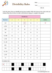 Image result for Routine Problem Solving Using Divisibility Rules
