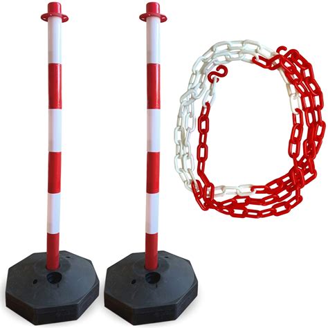 Buy 2 Traffic Delineator Poles | Plus Chain Included | Better Than ...