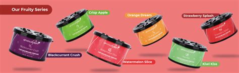 Aromahpure Dashboard Car Perfume with 50 ml Fruity Miniature Fragrance ...