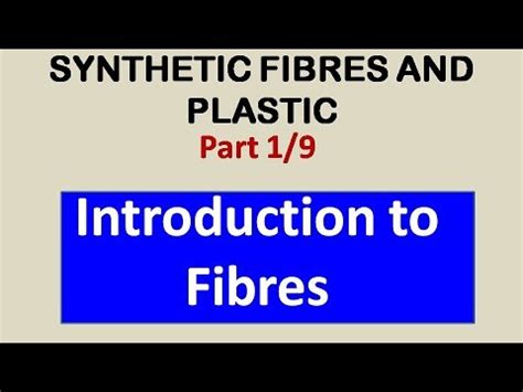 Class 8 Science Chapter 3 Synthetic Fibres and Plastics (1/9) Intro to ...