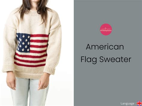 US Flag Sweater Easy Skill Level American Flag Knitt Sweater Knitting ...