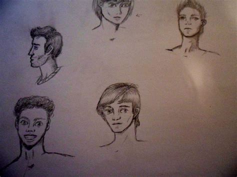 Male Face Drawing Practise by bsdancer31 on DeviantArt