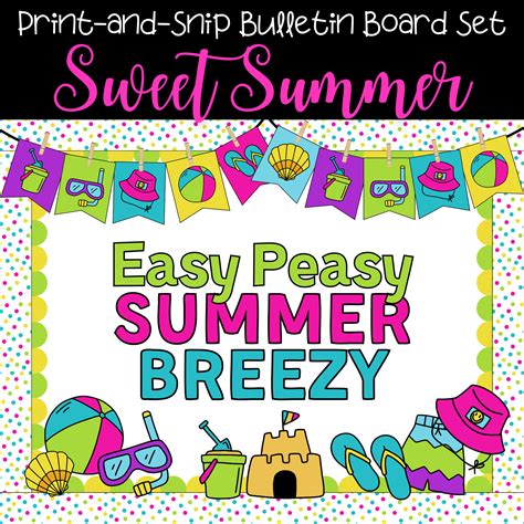 Summer Bulletin Board Kit | Beach Theme | Cute End of Year Bulletin ...