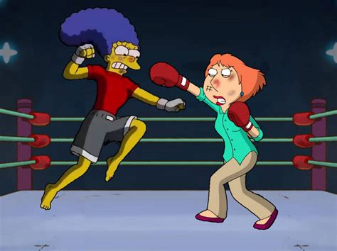 Marge Simpson Vs Lois Griffin by CartoonFan2018 on DeviantArt
