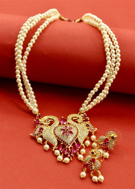 OPULENT PEAFOWL MOTI NECKLACE – Sonchafa