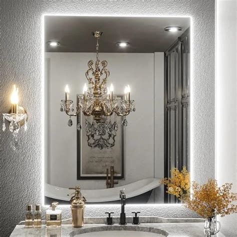 Buy BUNGALOW MERCER Rectangular Mirror for Home, Bathroom Vanity Mirror ...