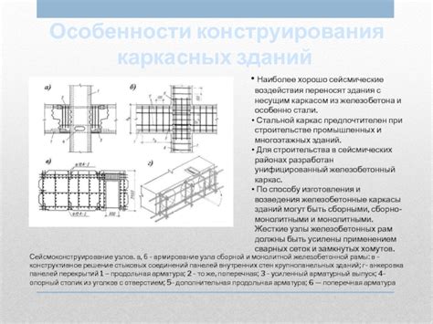 Особенности проектирования зданий для сейсмических районов