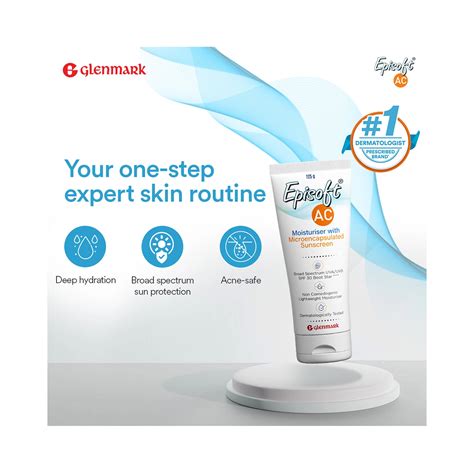 Episoft AC Moisturizer with Microencapsulated Sunscreen SPF 30 (125 gm ...