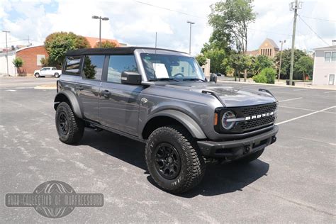 2022 Ford Bronco Wildtrak Advanced 4x4 Soft Top 850 Miles Gray Suv Ecoboost 2.7l - Used Ford ...