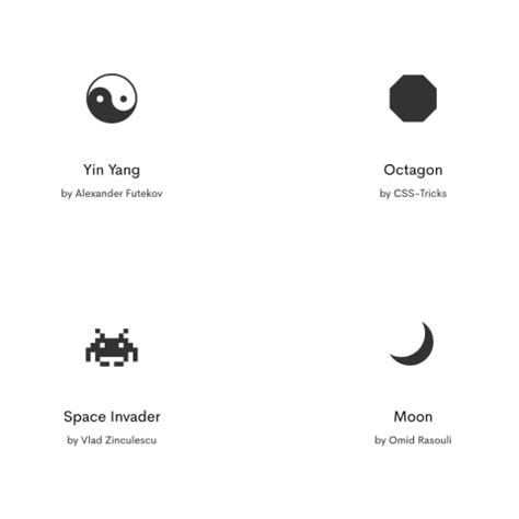 CSS Shapes Examples 的图像结果