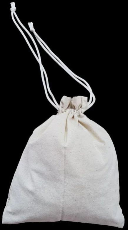 White Cotton Drawstring Bag Manufacturer, Supplier from Kolhapur