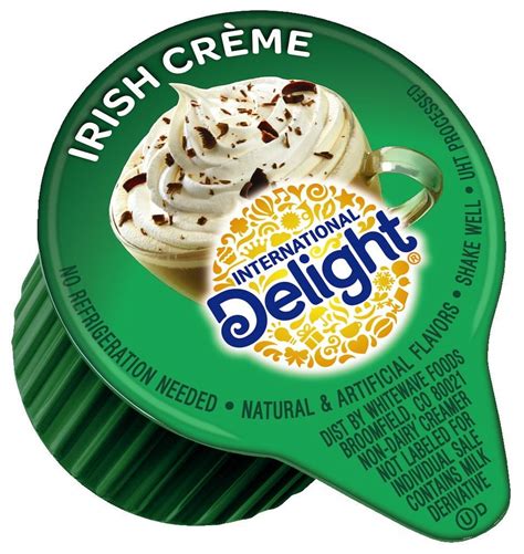 International Delight, Irish Creme Single-Serve Coffee Creamer, 288 ...