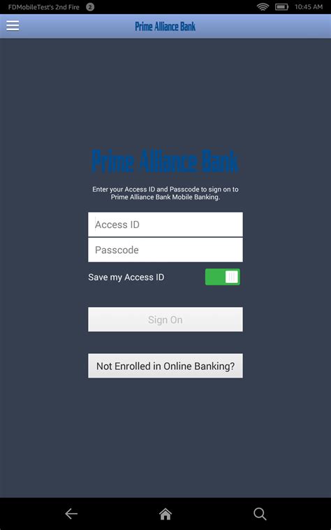Prime Alliance Bank Tablet - App on Amazon Appstore