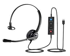VoicePro 10C Professional Home Office and Call Center USB-C Headset ...