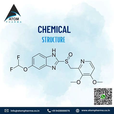 Pantoprazole API manufacturer in India | ATOM PHARMA ATOMPHARMA