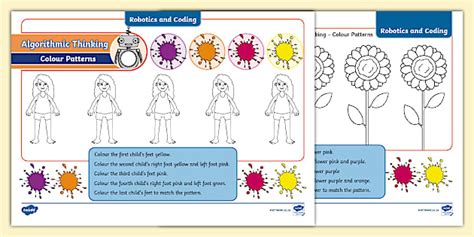 Robotics and Coding - Follow the Colour Pattern - Twinkl
