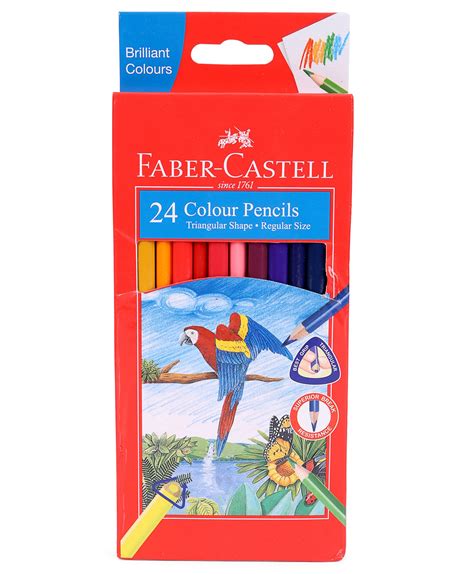Faber Castell 24 Tri-Colour Pencils - Starbox