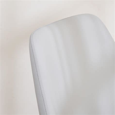 Buy Beverly Set of 2 Faux Leather Dining Chairs - Grey from Home Centre ...