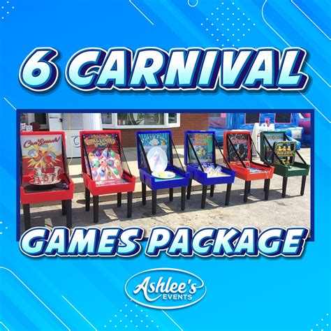 6 Carnival Games Package | Ashlee's Events | Bouncy Castle Rentals ...