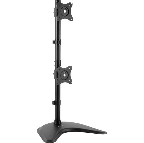 Buy VIVO Dual Monitor Vertical Desk Stand Free-Standing Mount for ...