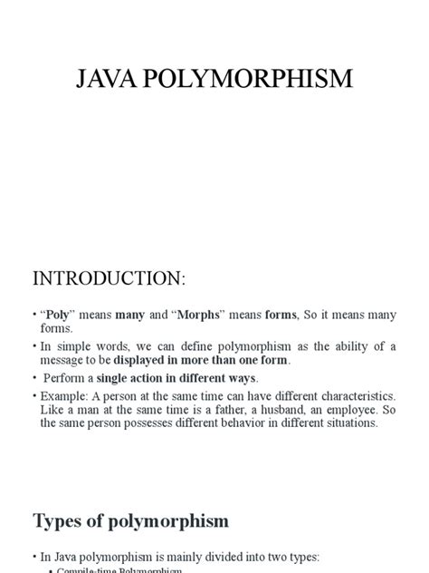 Polymorphism Definition in Java 的图像结果