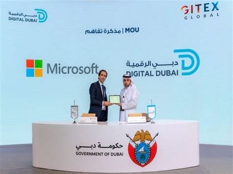 Digital Dubai signs MoU with Microsoft UAE in AI domain