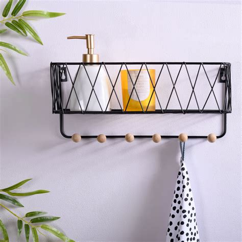 Metal Wall Rack Online - Premium Wall Shelf | Nestasia