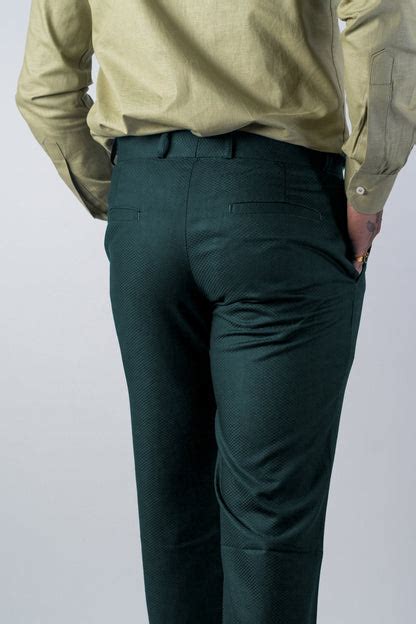 Peacock Color Formal Cotton Pant for Men – Punekar Cotton