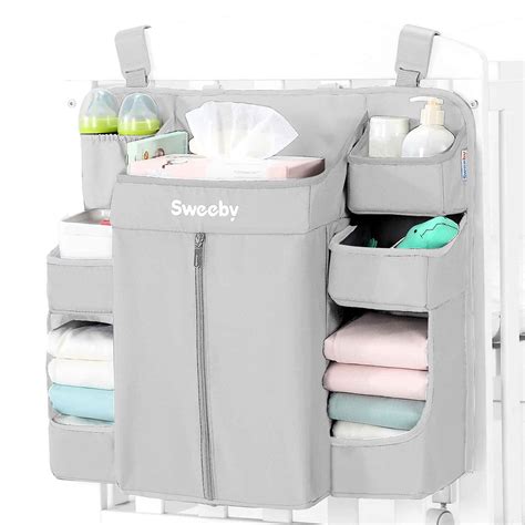 Sweeby Diaper Organizer for Changing Table and Crib Diaper Stacker ...