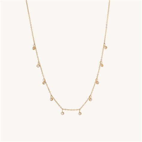 Buy Multiple Stones Necklace- 18k Gold Plated online- Palmonas – PALMONAS