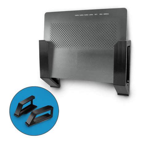 Screwless Wall mount for Routers, Cable Boxes and more - Devices up-to ...