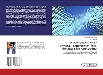Theoretical Study of Physical Properties of YbN, YbP and YbAs Compound ...