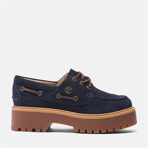 Women’s Timberland® C.F. Stead™ Indigo Suede Stone Street Platform Boat ...