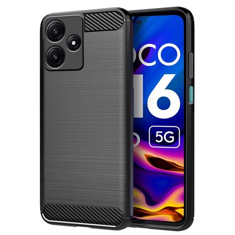 Fashionury Back Cover Case for Poco M6 Pro 5G | Rugged Armor Hybrid ...