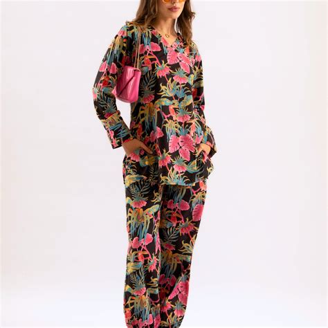 Floral V-Neck Patiala Co-Ord Set Online - Feathers Closet – FEATHERS CLOSET