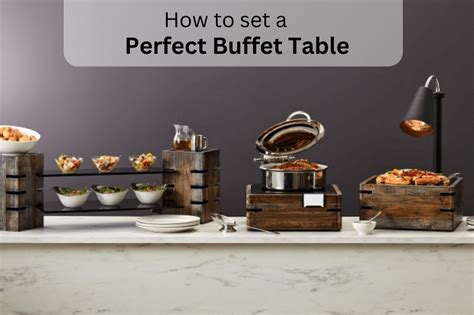 Buffet Table Set Up 的图像结果