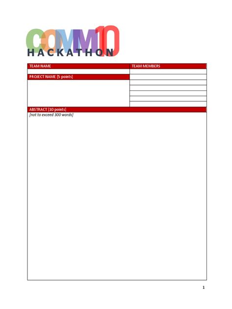 Image result for Hackathon Abstract Sample