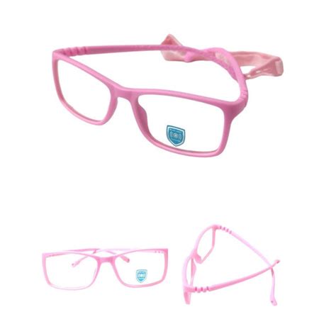 Pink Unbreakable Kids Flexible Glasses Age 4 to 7 Years – Glasses India ...